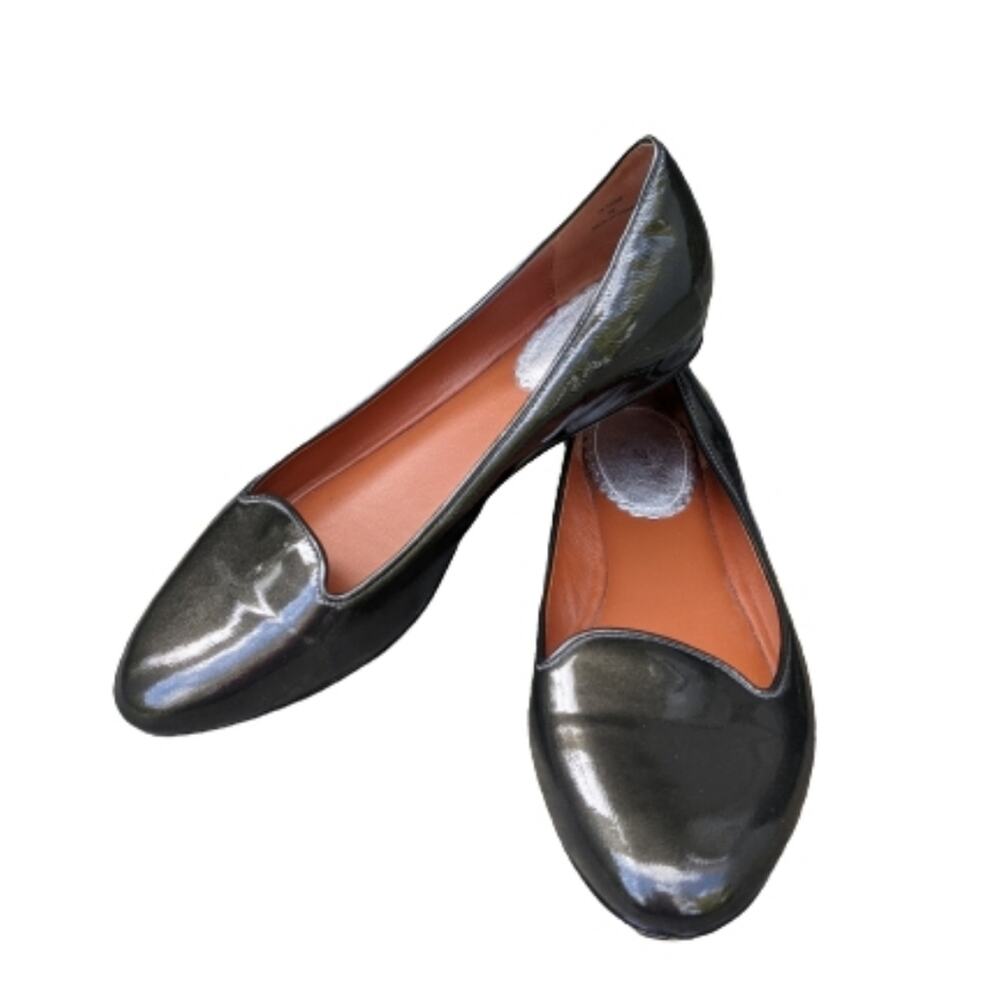 Johnston & Murphy Bronze Patent Flats Sz 7